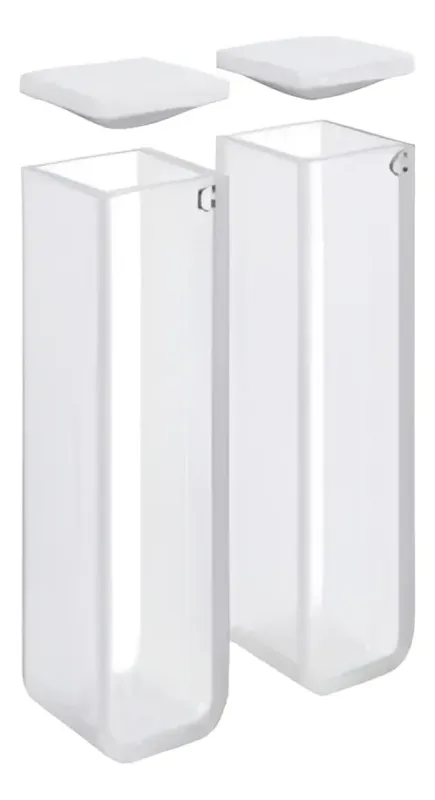 Cubeta de Vidrio Óptico con Tapa 4 Ml , de 10 Mm de paso, x unid. Marca: BioSmartest